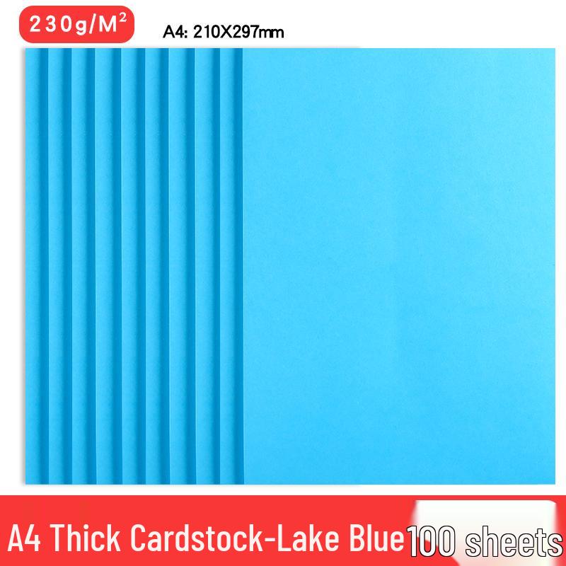 A4 Black & White Thickened Cardstock for Student & Kinder Crafts, 8K/4K/A3 Drawing Paper