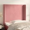 VidaXL Headboard with Ears Pink 83x16x118-128 Cm Velvet3119335