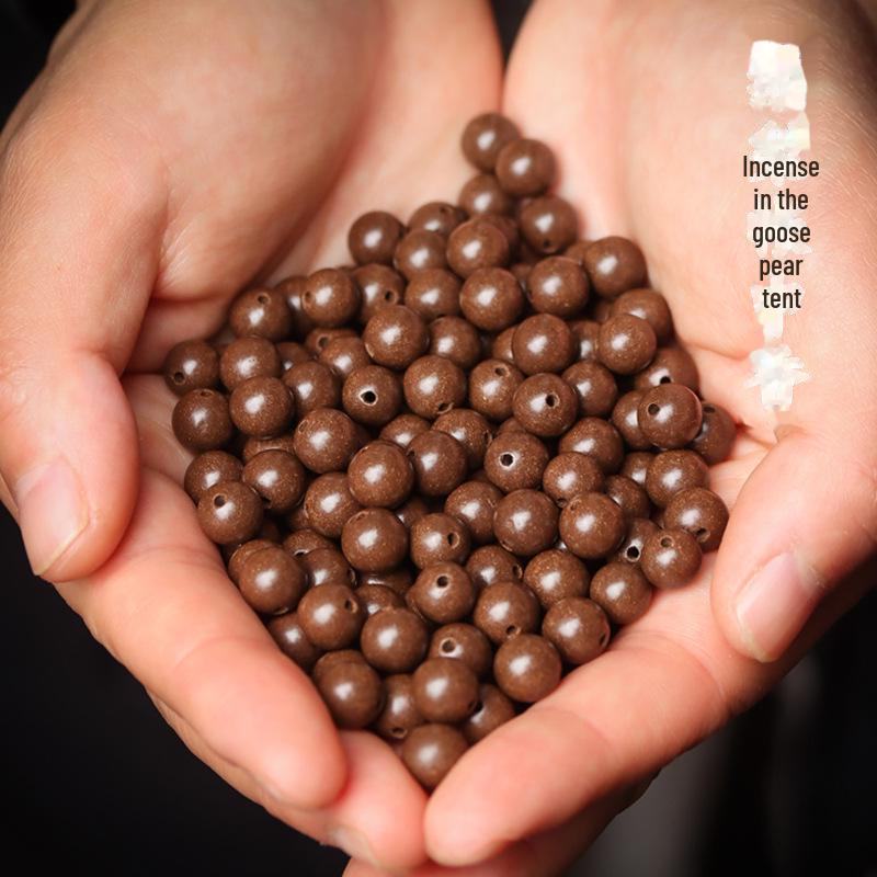 Ancient Ginseng Incense Beads Bracelet: Natural DIY Medicinal Incense Beads for Portable Relaxation