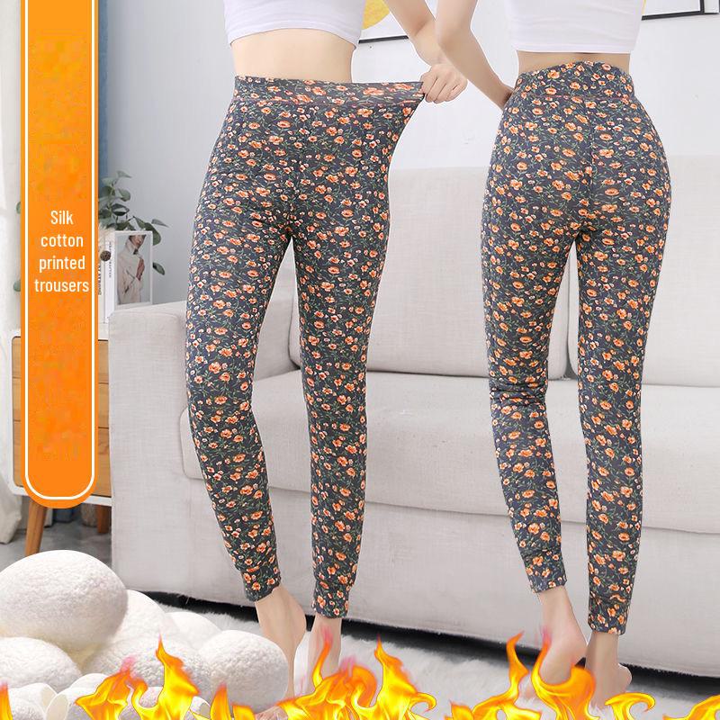 Women's High Waist Thermal Cotton Leggings - Thick or Thin, Slim Fit & High Elasticity