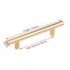 Gold Black Straight Cupboard Handles Knobs Stainless Steel Brushed Black Gold Kitchen Door Handles Cabinet Pull