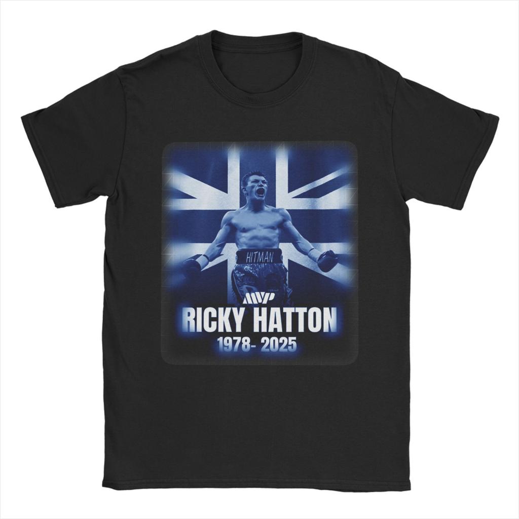 Graphic Printed Ricky Hatton T Shirt For Unisex 100% Cotton T-shirts Short Sleeve Clothing