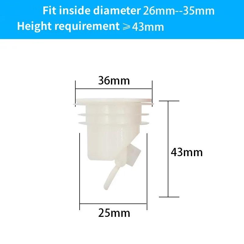 Toilet Sewer Deodorant Floor Drain Core Shower Bath Insect-Proof Seal Anti-Odor Drain Cover Plug For Kitchen Bathroom Accessorie