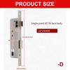 8520/8525/8530/8535 Aluminum Door Lock Stainless Steels Universals Lock Body Hardware Door Lock Accessories Enduring