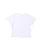 CREAM SODA LAB Men'S Standard Fit Cropped Short Sleeve Tee White