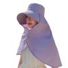 Outdoor Sun Protection Large Shawl Integrated Hat Shoulder and Neck Sun Hat Face Cover Big Eaves Sun Hat Beach Fisherman Hat