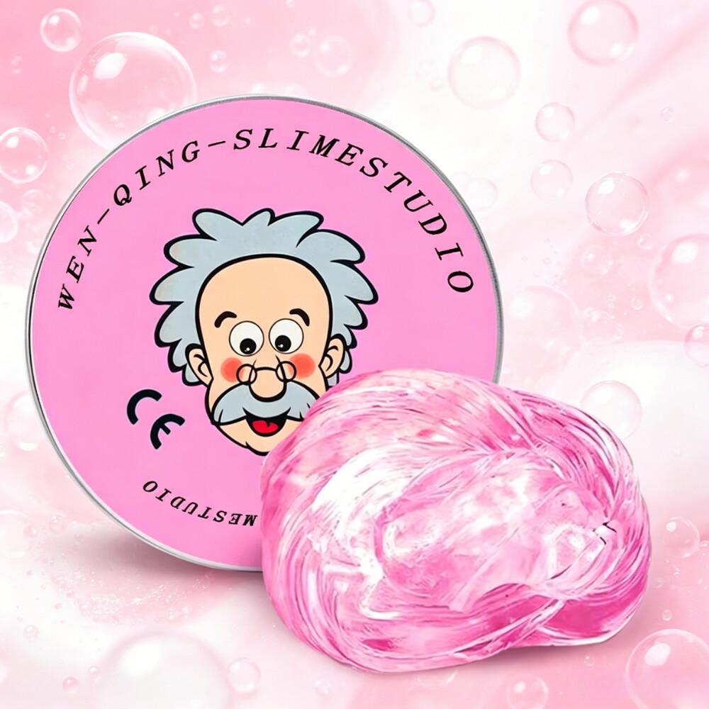 New Old Man Shape Liquid Squishy Stress Relief Toy, Transparent Crystal Slime Fluffy Foam Putty, Safe Bouncy Stretchy Color Slime Sensory Toy For Kids