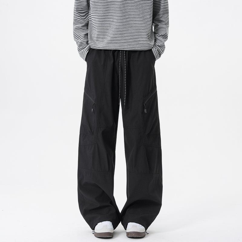 

Spring 2026 Trendy Water-Repellent Work Pants 3X Large чорний