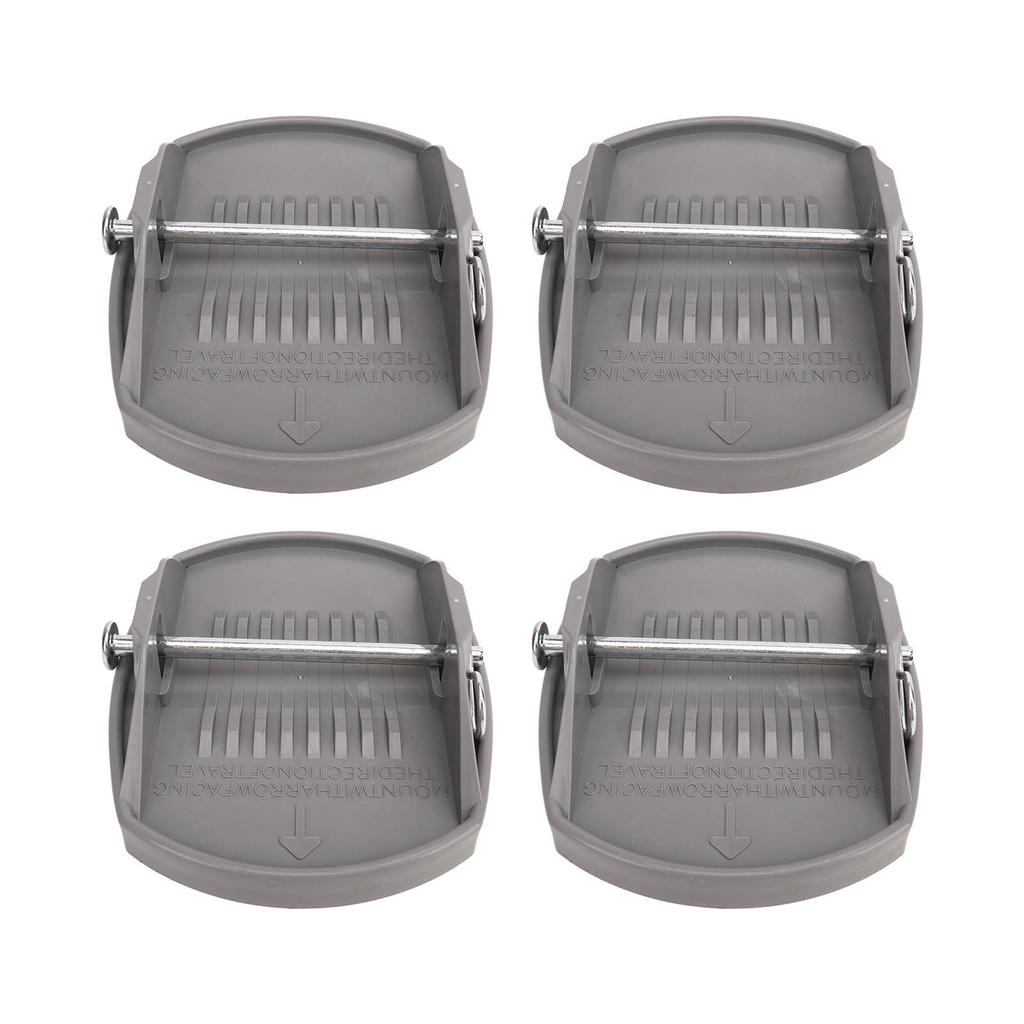 4PCS Caravan Jack Pads Load Dispersion Rust Proof High Strength Heavy Duty Jack Lifting Pad Adapter 