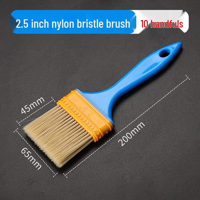 Soft Nylon Bristle Cleaning and Dust Removal Brush for Industrial Paint and Oil Application