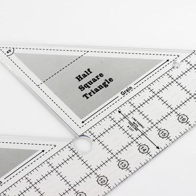 Kleidung Quilten Acryl Dreieck Lineal 45° Wohndesign Handnähen Bilaterales Lineal