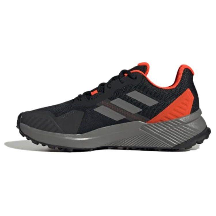 

Adidas Terrex Soulstride Black Solar Red Мужские кроссовки Core-Black Grey-Four IF5010 42