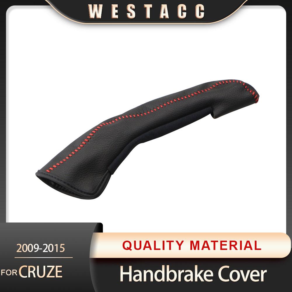 Auto-Leder-Getriebe-Handbremsen-Abdeckung, Handbremsgriff für Chevrolet Cruze Limousine Schrägheck 2009–2015, Innenausstattung