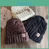 Wool Beanie Hat For Men And Women Winter Thick Knitted Windproof Casual Fashion Accessory