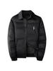 European Winter Lightweight Men's Embroidered Lapel Down Jacket - Trendy Plus Size Warm White Duck Down Coat