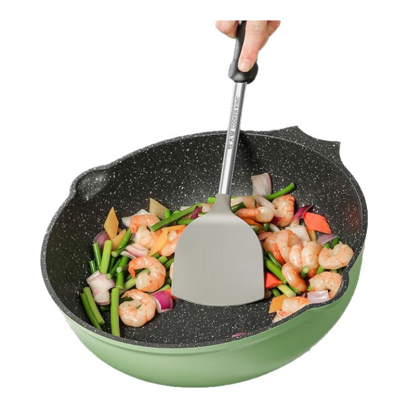 Chui Da Huang Bamboo Green Stone Non-stick Wok