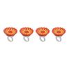 4PCS Hummingbird Ring Feeder Hand Held Get Up Close Bright Coloured Multifunction Compact for