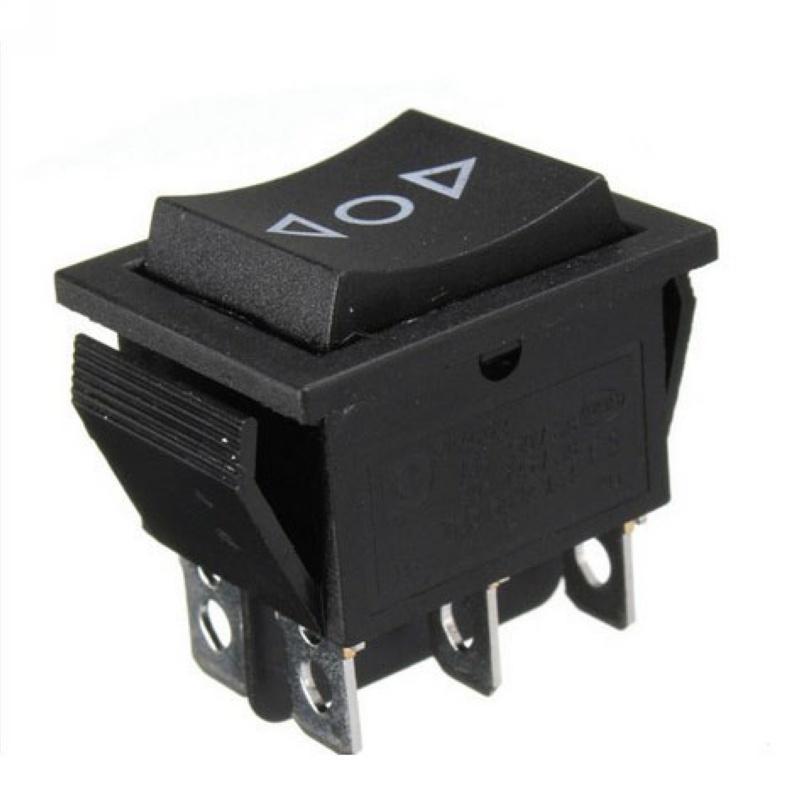 Interruttore a bilanciere momentaneo per alzacristallo elettrico a 6 pin CA 250 V/10 A 125 V/15 A