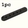 10/5/1pc Multi-Slot Cable Organizer Clip - Plastic Cord Management System for Desk, Home, Office, and Car, Wire Holder Accessory