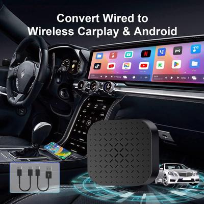 Adaptateur de miroir de voiture Plug Play haute définition filaire vers sans fil, convertisseur de dongle de mise en miroir pour écran de voiture universel