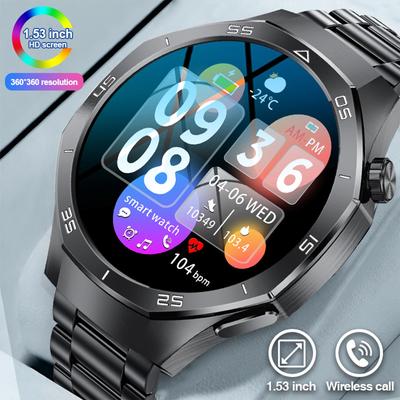 LIGE Smartwatch Bluetooth Call Waterproof Sports Fitness Hart Rate Smart Watch