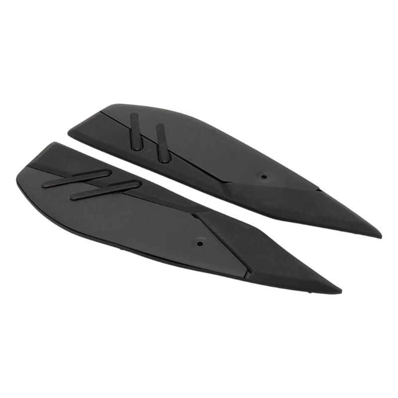 Quick Install Antislip Footrest Covers Aluminum Rubber Motorcycle Accessories Full Protection for Long Rides