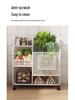 Multi-functional Kitchen Storage Rack: Multi-layer Basket for Fruits, Vegetables, Onions, Ginger, and Garlic