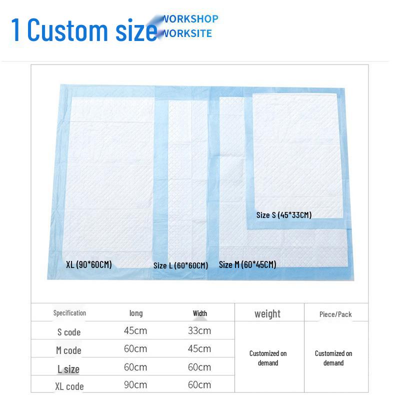 Thick Disposable Dog Pee Pads: Absorbent & Deodorizing Pet Diapers