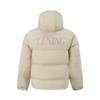 LiNing Sports Lifestyle Series Hooded Zipper Letter Warm Casual Down Jacket Men outerwear AYMV585-2