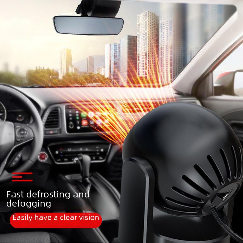 12V Fast Heating & Cooling Car Heater: Winter Glass Defogger & Defroster
