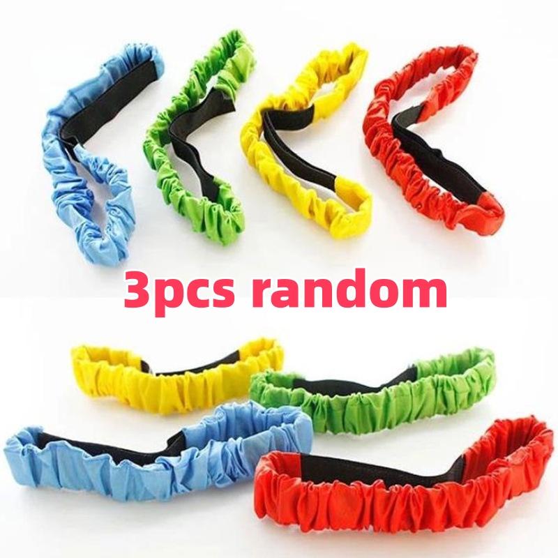 Sports 2-Person 3-Foot Group Game Multiplayer Outdoor Gathering Game Foot Binding Rope Parent-Child Game Elastic Bandage