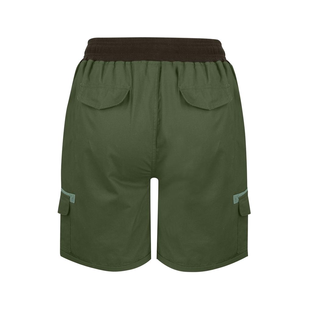 Nové módní dámské ležérní kalhoty s vysokým pasem, tenké volné šortky se širokými nohavicemi