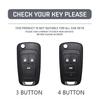 Leather Zinc Alloy Car Key Case For Chevrolet Cruze Aveo Trax Sail Malibu Captiva Opel Vauxhall Astra J Corsa Insignia Mokka
