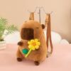 New Backpack Kapibara Plush Doll Cute Children's Bag Creative Capybara Doll Backpack Gift