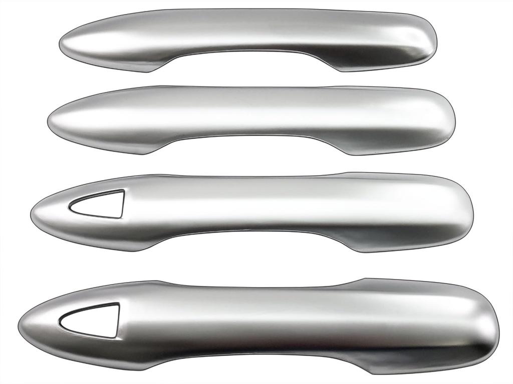 BRIGHTZ Camry Door Handle Cover Satin Silver Plated AXVH AXVH70/AXVH75 Knob, [DHC-NOBU-487] H70/H75 70/75