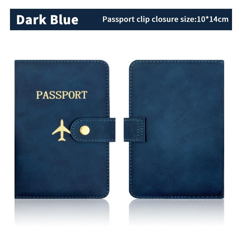 Custodia per passaporto impermeabile, custodia da viaggio in pelle PU, portafoglio per carte di credito, grazioso libretto per passaporto per donne/uomini