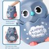 Funny Pressing Inertial Sliding Owl Pull Back Toys Car Mini Cute Toys Children Cartoon Kindergarten Educational Toy Kids Gift