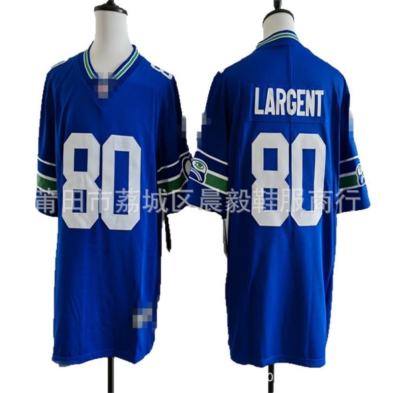 Seattle Seahawks Vintage Football Jersey Mens Embroidered NFL Style Team Apparel Sports Fan Wear Running Cycling