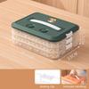 1/2/3/4-stufige Aufbewahrungsbox, zuverlässiger Halter für Lebensmittelbehälter mit Deckel, Kühlschrank, gefrorene Knödel, Aufbewahrungsbox aus Kunststoff
