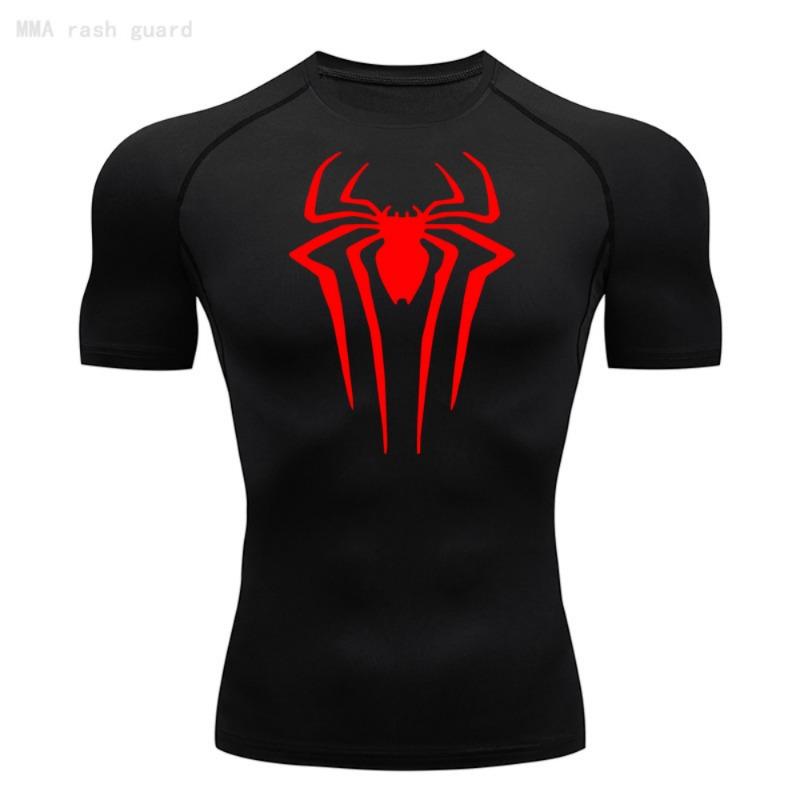 Summer Men's Tight New Printed Fashion Sports Training T-shirt Breathable and Easy To Dry Hot Sales Welcome