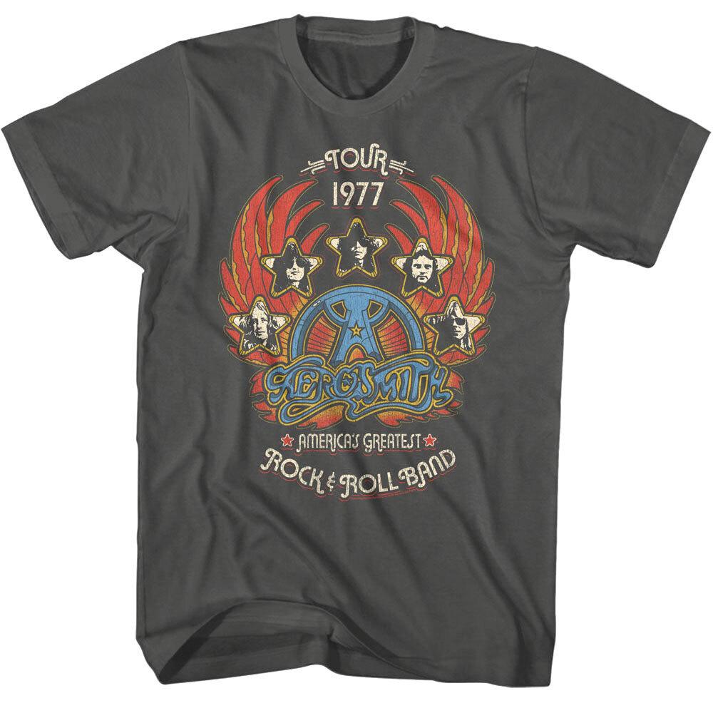 Aerosmith America Greatest Rock Roll Band Men T Shirt XXXXL