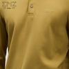 EMZ Men's Skin-friendly Thermal Long-Sleeve Polo Shirt