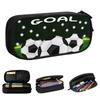 Fun Soccer Football Pencil Cases Balls Sports Pencil Pouch Pen Holder for Girl Boy Bag School Supplies Gift Accessories