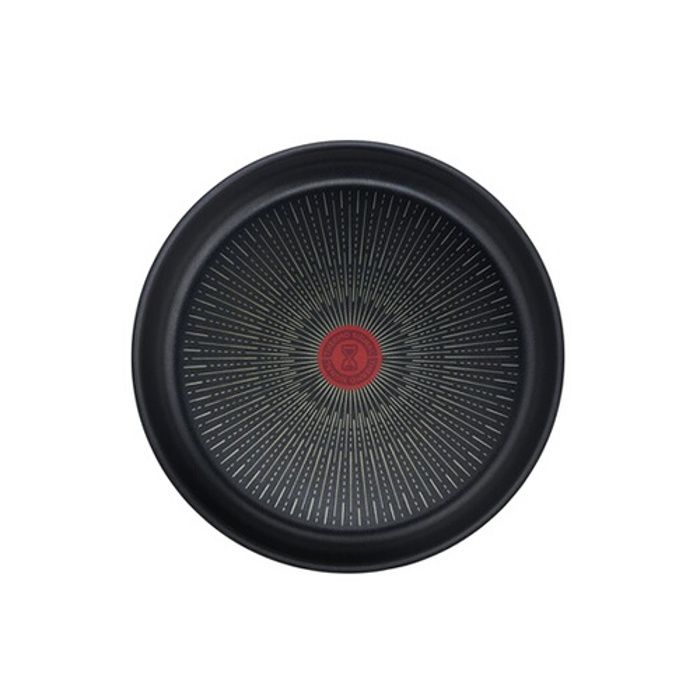 Tefal ingenio eco resist lot 2 poêles 24/28 cm + poignée amovible, empilable, induction, facile à nettoyer, revêtement antiadhésif