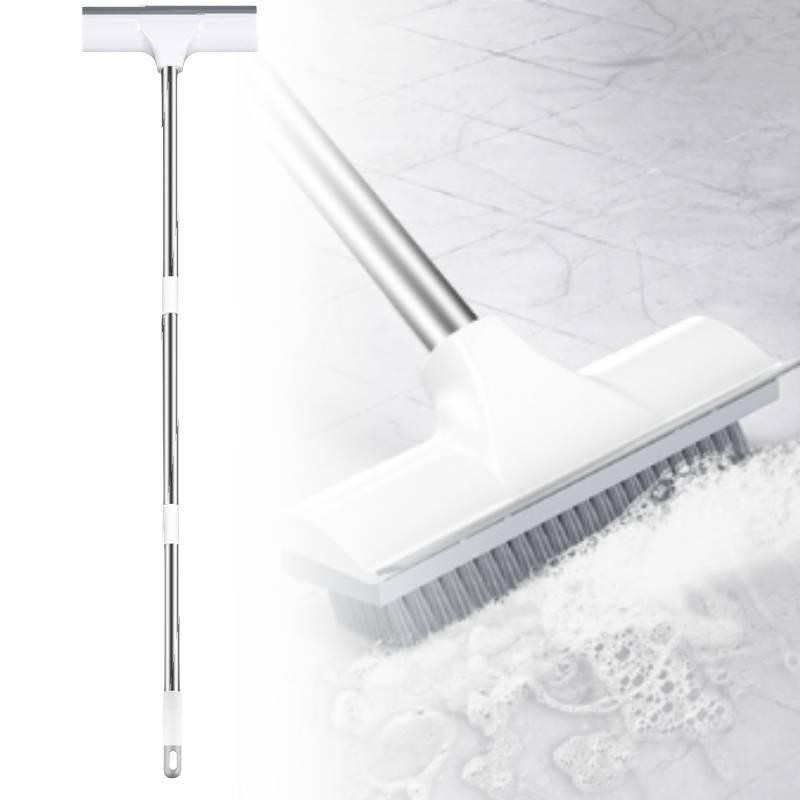 Heavy-duty Floor Scrub Brush With Sturdy Bristles For Bathroom And Tile Cleaning
