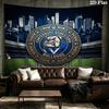 Custom Name Bulldogs Printed Tapestry – Wall Hanging for Bedrooms, Dorms, and Home Decor