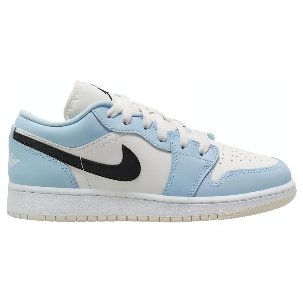 New Jordan Kids Air Jordan 1 Low 'Ice Blue' Sneakers 554723-401