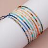 Women's Bracelet Beads Natural Stone Turquoise 2 X 4 Mm Adjustable