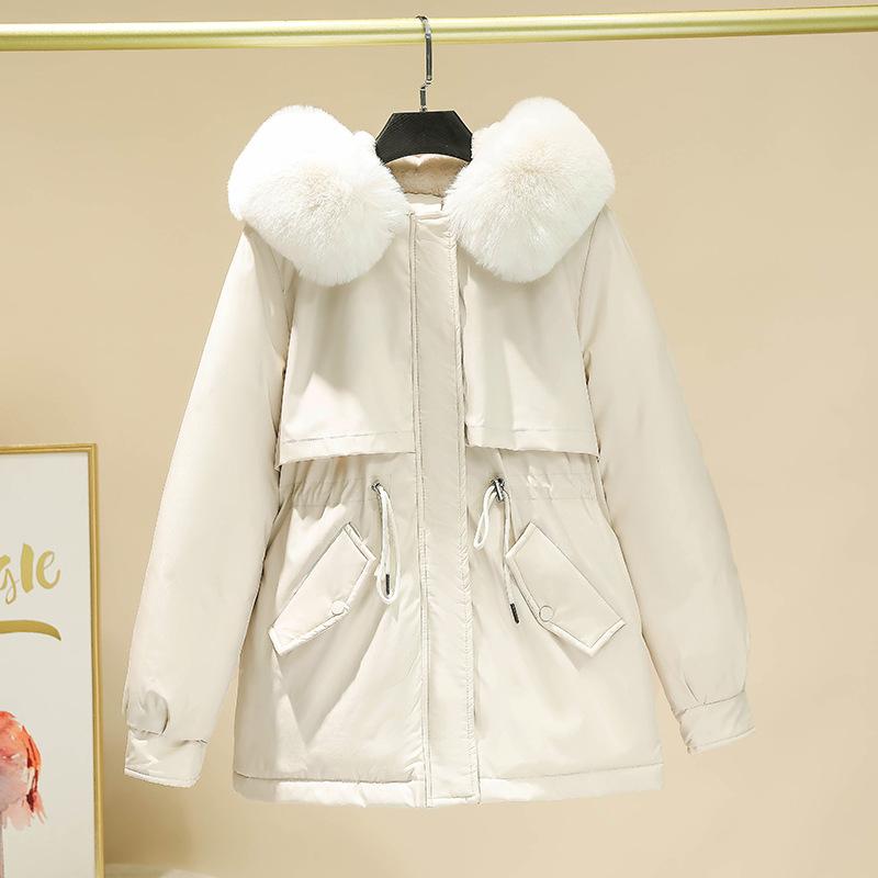 Cotton-padded Jacket Women's Short Winter Cotton-padded Clothes Overcome Coat.