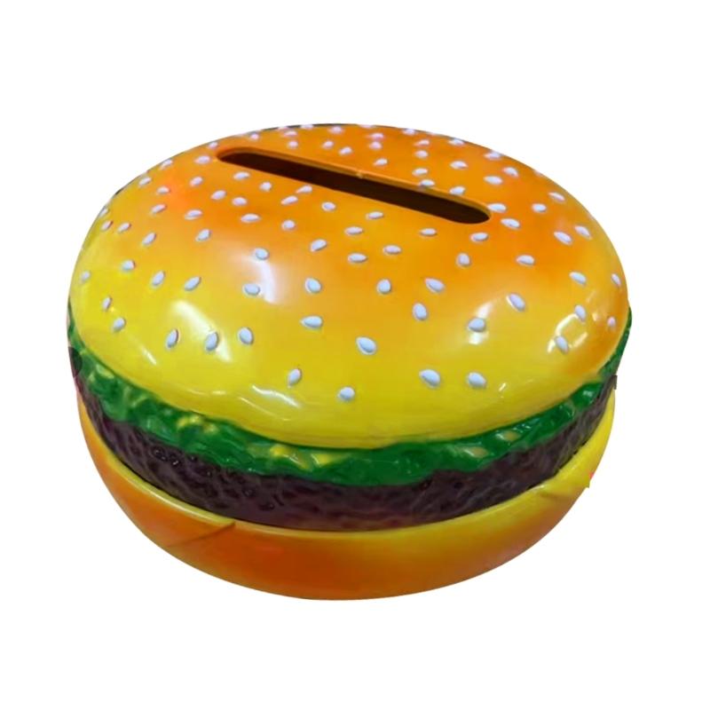 Retro Hamburger Tissue Box Kitchen Decoration Plastic Storage Container for Living Room 1 860₽